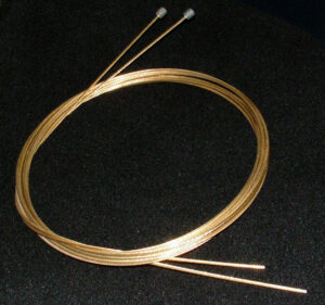 Gold plated gear cables