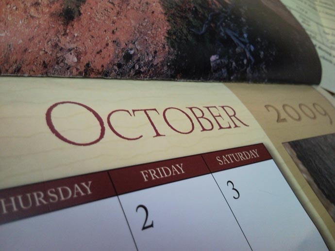 Calendar October