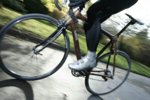 Calfee Bamboo road bike - riding 1