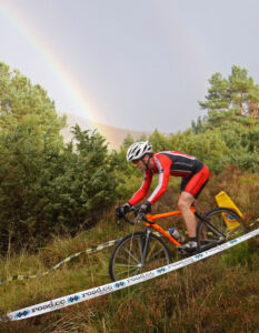 SCX 09 R4  Paul Newnham rode a great race to finish 2nd in the seniors (pic credit Trina Ritchie)