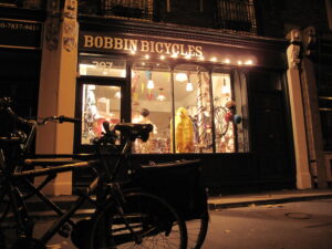 Bobbins shop front, Angel, London