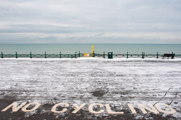 Hove seafront today
