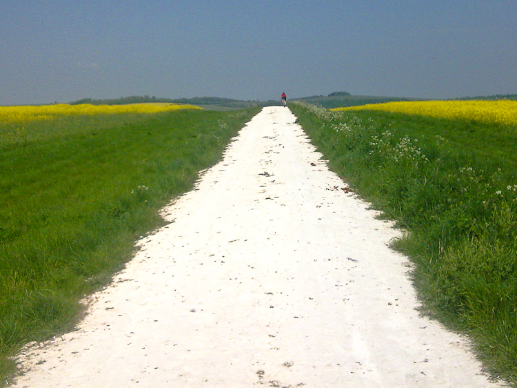 South Downs Way – more conducive to friendly greetings?