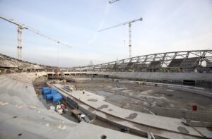 Olympic Velodrome Jan 2010 low view