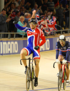 Chris Hoy wins the Keirin, World Track Champs 2010