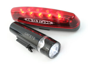 Cateye Uno and TL-LD600 light set