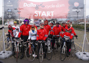 Lawrence Dallaglio Cycle Slam Twickenham.JPG