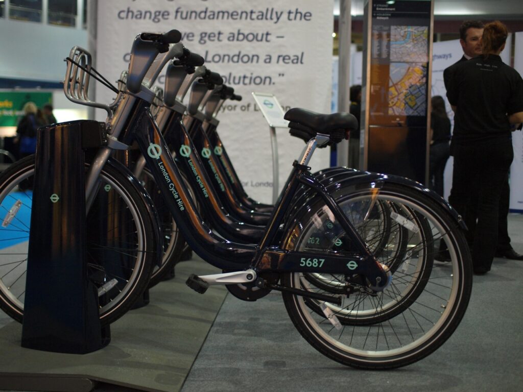 London Cycle Hire bikes