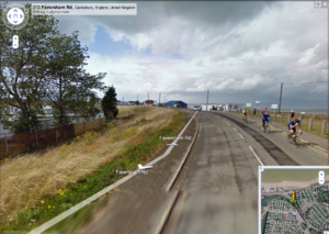 Jurek waving on Google Street View