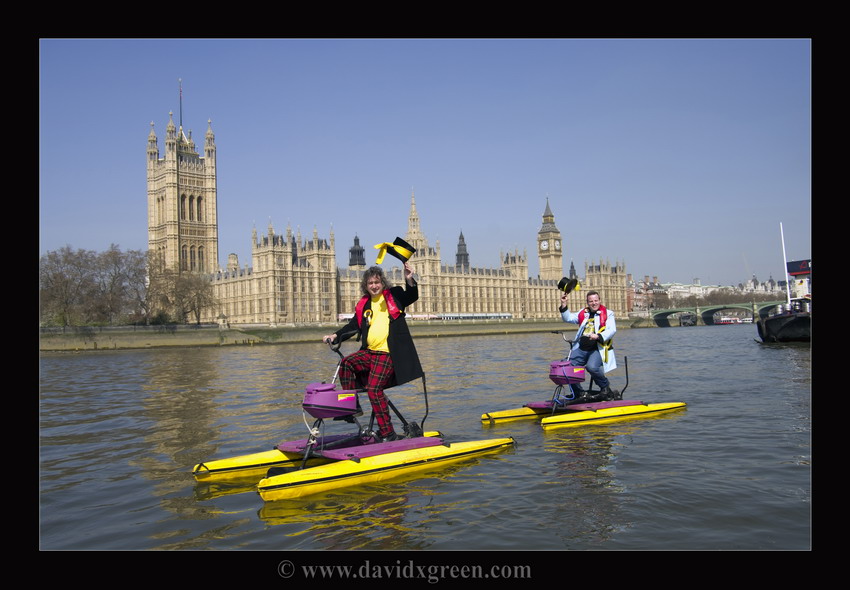 Monster Raving Loony water taxis… fantastic but are they Loony? Pic courtesy David Green