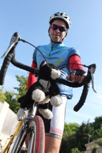 Props ride - cat on my bike