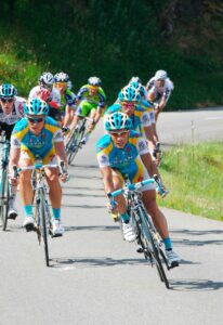 Astana&rsquo;s Alexandre Vinokourouv and Alerto Contador &copy; PhotoSport International.jpg