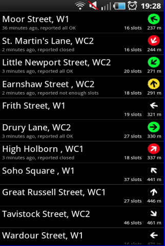 Cycle Hire Widget screenshot