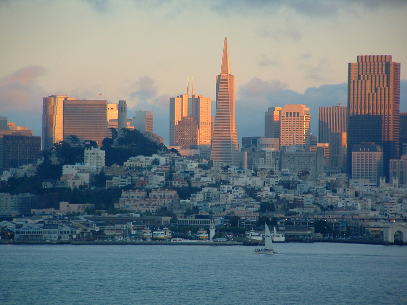 San Francisco at sunset
