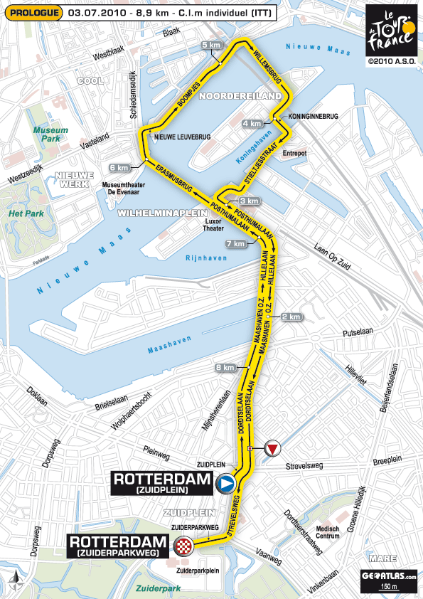 TDF 2010 Map Prologue