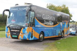 Garmin team bus - the bus