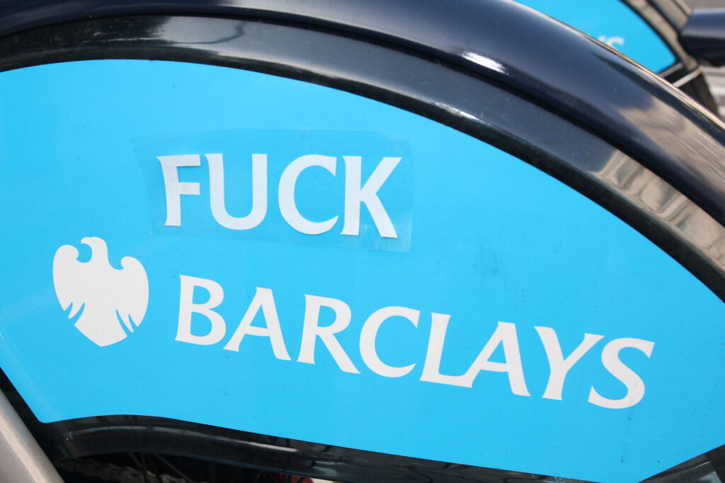 Barclays Hire Bikes – fuck