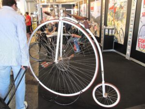 penny farthing white