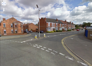 Junction of Northolme and North St, Gainsborough – Google Streetview