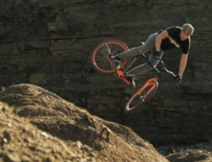 Chris Akrigg riding unfixed