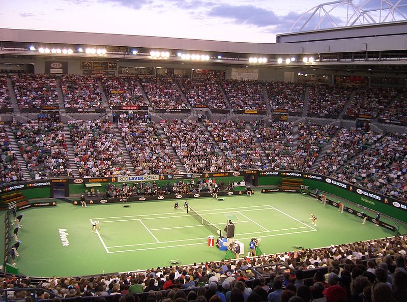 Australian Open Tennis (picture pfctdayelise, Wikimedia Commons).JPG