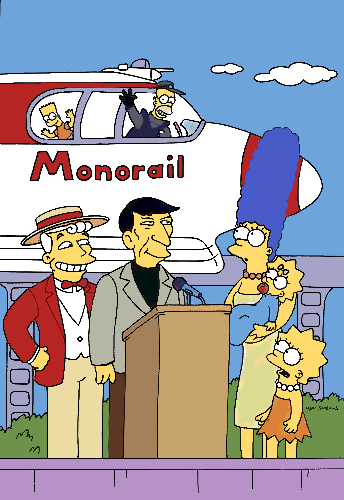 Marge vs The Monorail promotional card (copyright Fox).png