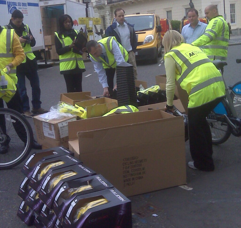AA helmets handout London.jpg