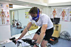 VO2 max testing - on the bike