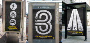Three-way street posters