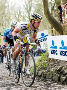 Cavendish on the Muur at Tour of Flanders 2010 / Photosport International
