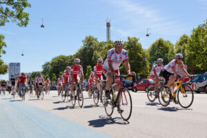 Riders on the World Road Championships Route photo Ursula Bach.jpg