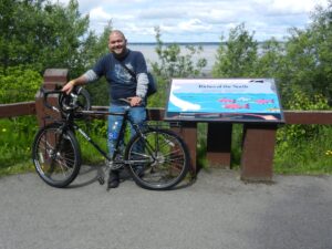 Toni Delatorre with his now missing Surly. Pic courtesy Toni.jpg