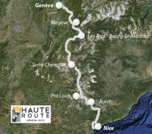 Haute Route Map
