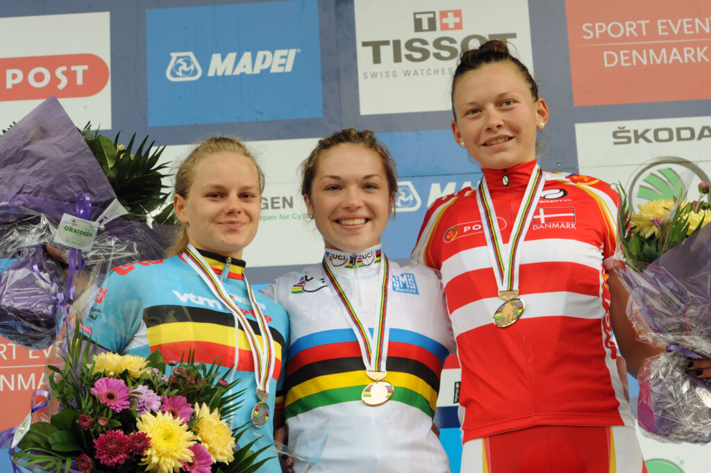 Lucy Garner in the rainbow jersey.jpg