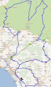 Dragon ride 2012 – route