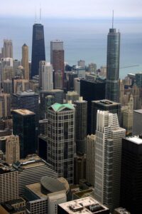 Downtown Chicago picture credit J Crocker Wikimedia Commons.jpg