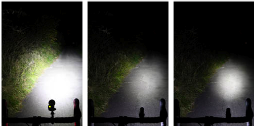 Beam test comparison shot
