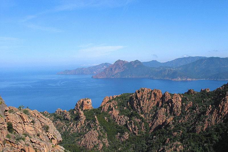 Corsica, Calanques de Piana (Jean-Pol Grandmont, Wikimedia Commons)