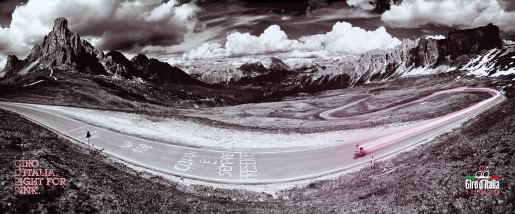Giro d’Italia 2012 poster (original picture by Jered Gruber)