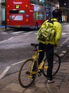 Hi Viz Cyclist London copyright Simon MacMichael