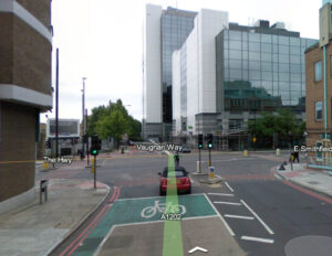Junction of Dock Street and The Highway (Google Maps)