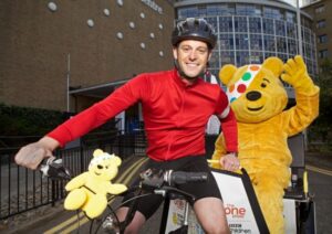 Matt Baker Rickshaw Challenge for BBC Children In Need