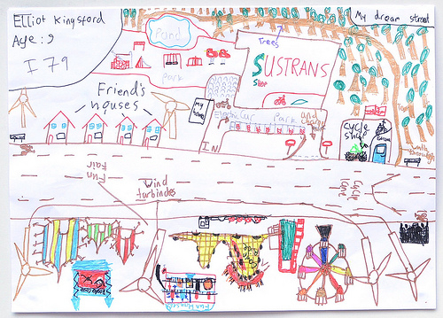 Sustrans Dream Streets Elliott winning entry