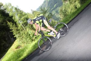 Ultegra Di2 test ride Harald on the hairpin.jpg