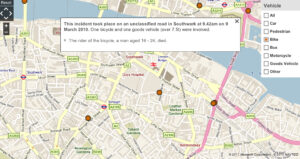 BBC road casualty map (picture source- BBC.co.uk)