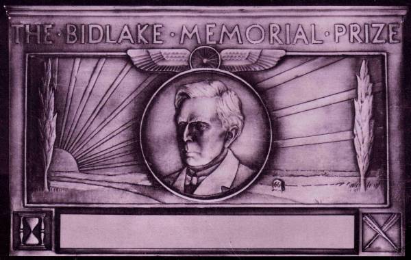 Bidlake Memorial Plaque