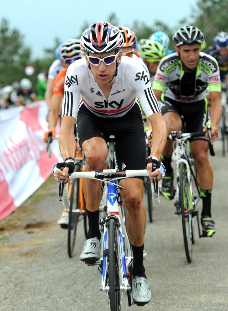 Bradley Wiggins chases during the Vuelta (copyright: Tour of Spain/Graham Watson).jpg