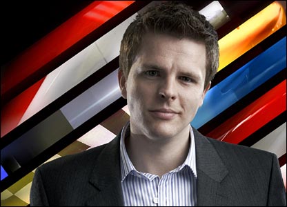 Jake Humphrey (pic credit BBC Sport)