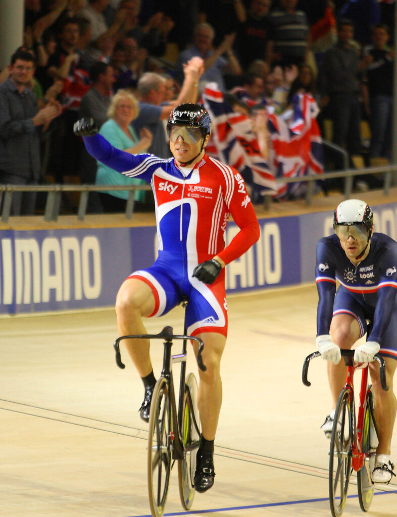 Chris Hoy wins the Keirin, World Track Champs 2010