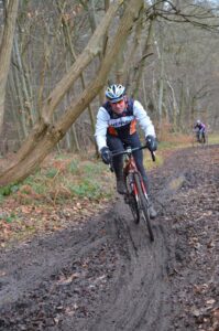 Woodcote CX - slippery singletrack
